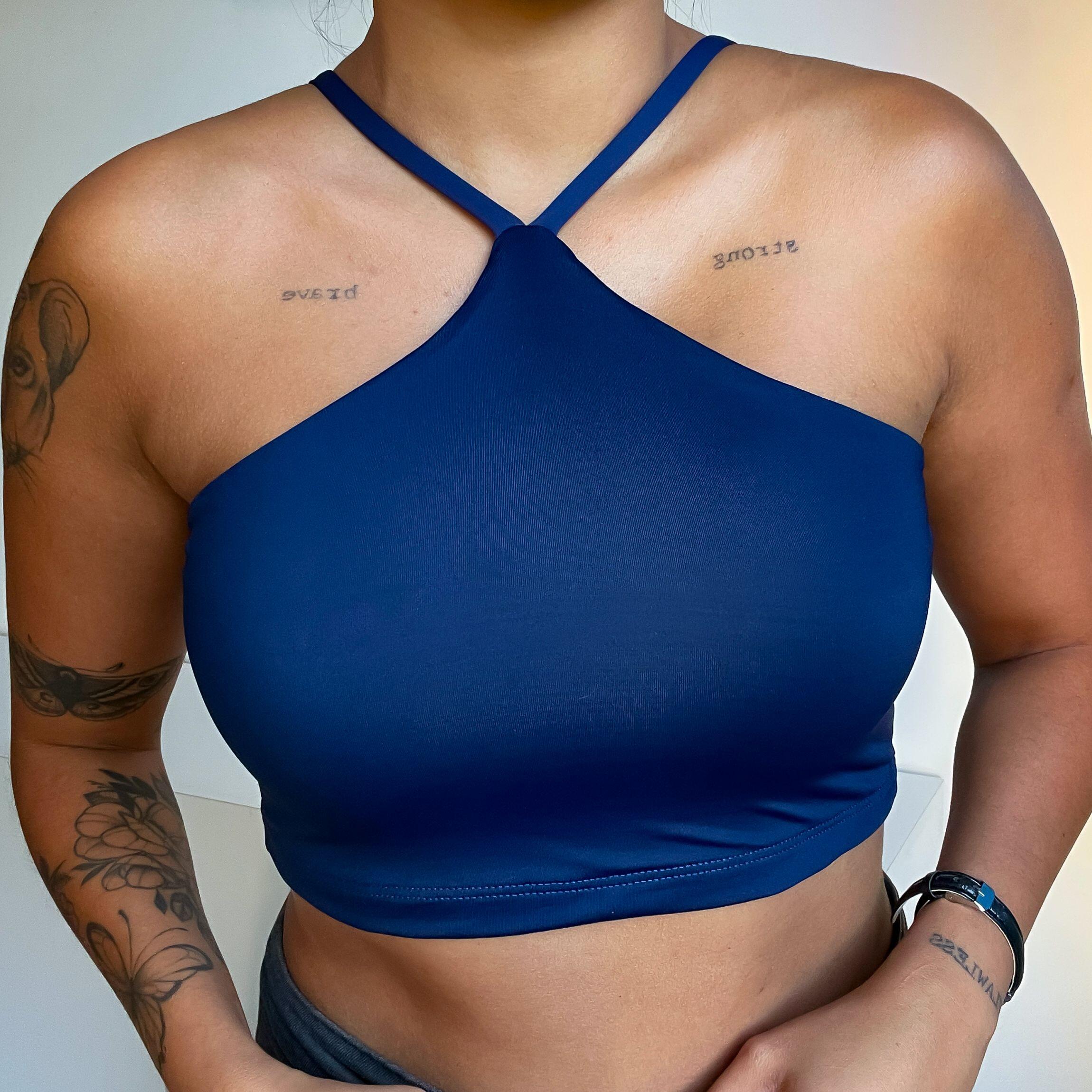 Comprar TOP CROPPED FRENTE ÚNICA POLIAMIDA - R$34,99
