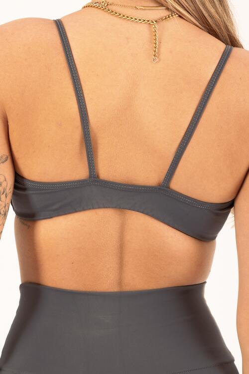 Comprar Top Cruzado Marrom - Flora Amar Atacado