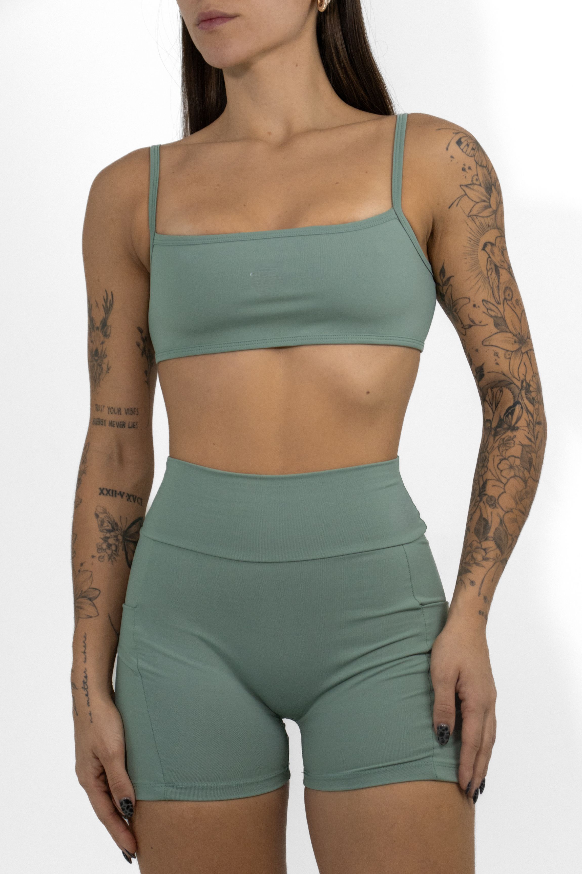 Short Speed c/ Bolso Verde Herb - foto 2