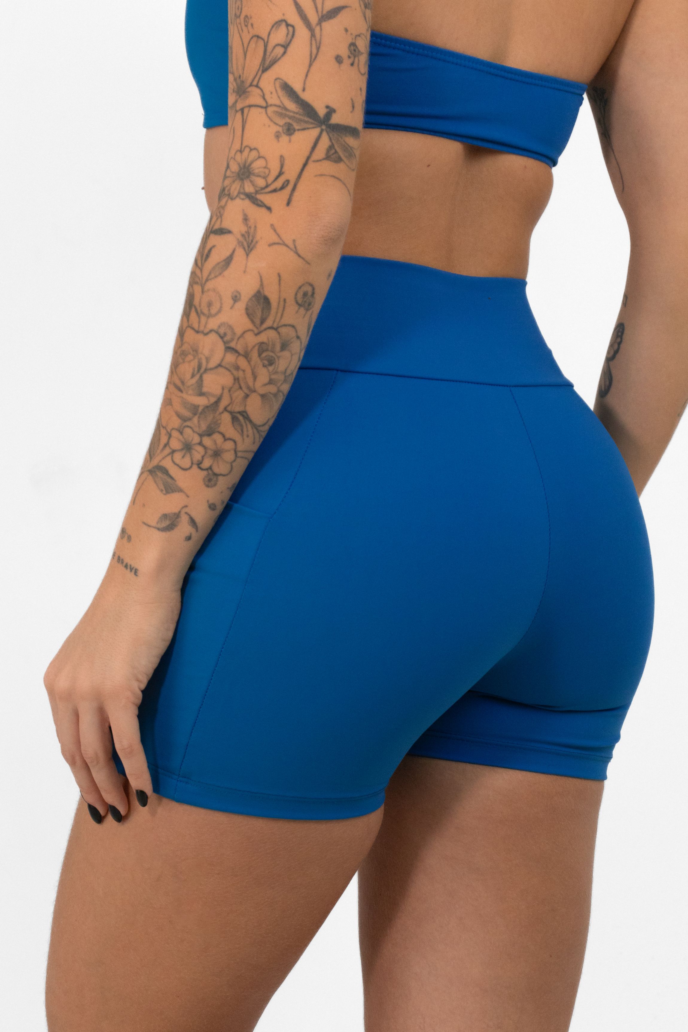 Short Speed c/ Bolso Azul Marine - foto 2