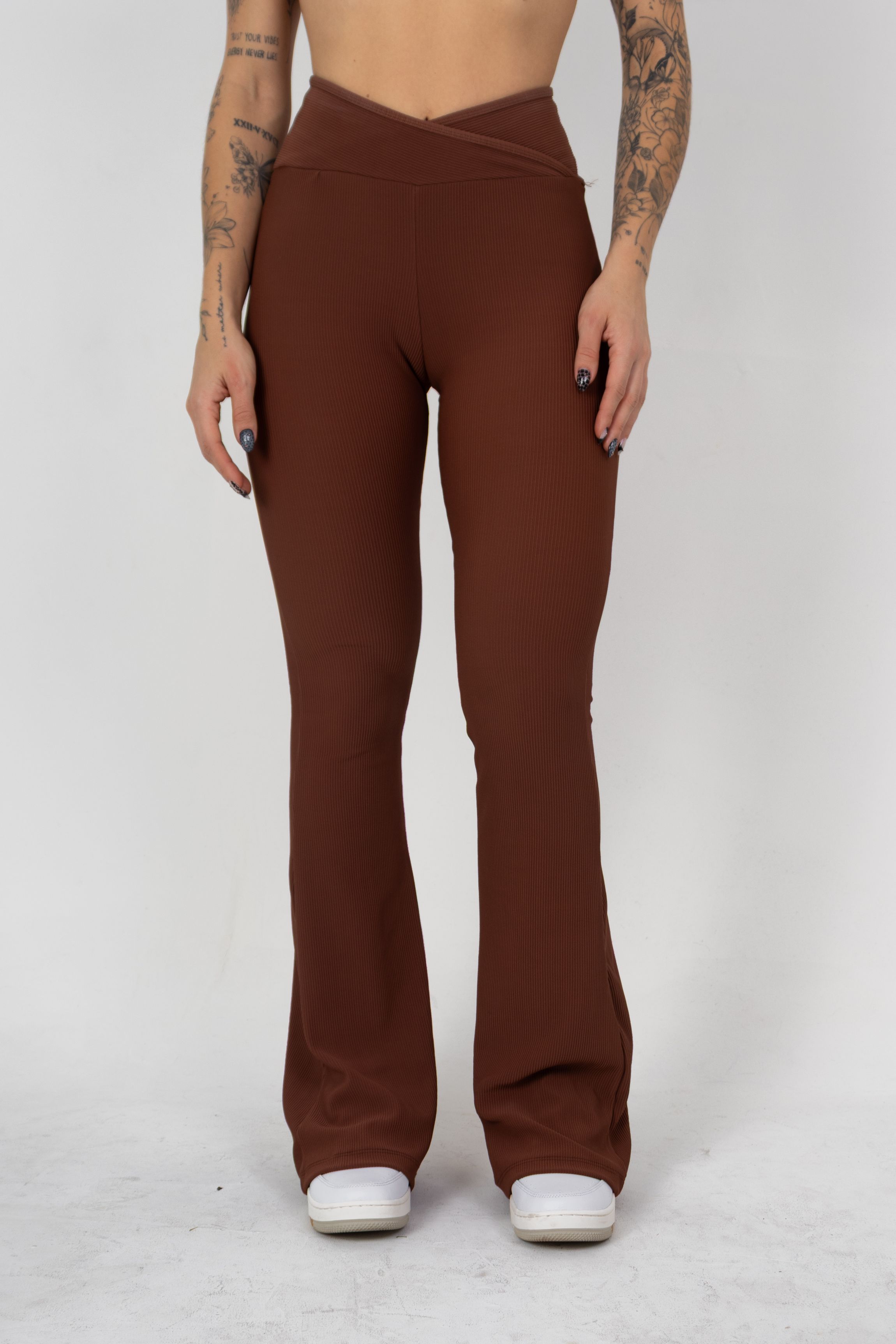 Legging Flare Canelada Coffee - foto 1