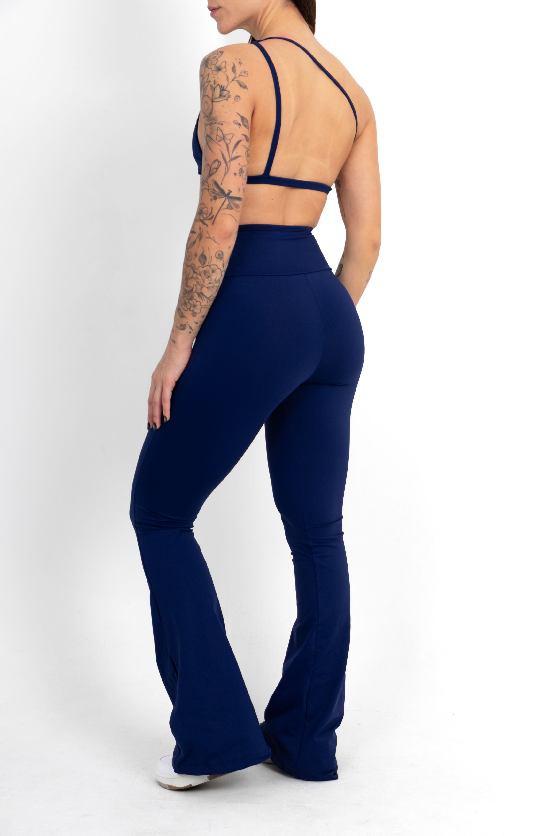Legging Flare Azul Marinho - foto 5
