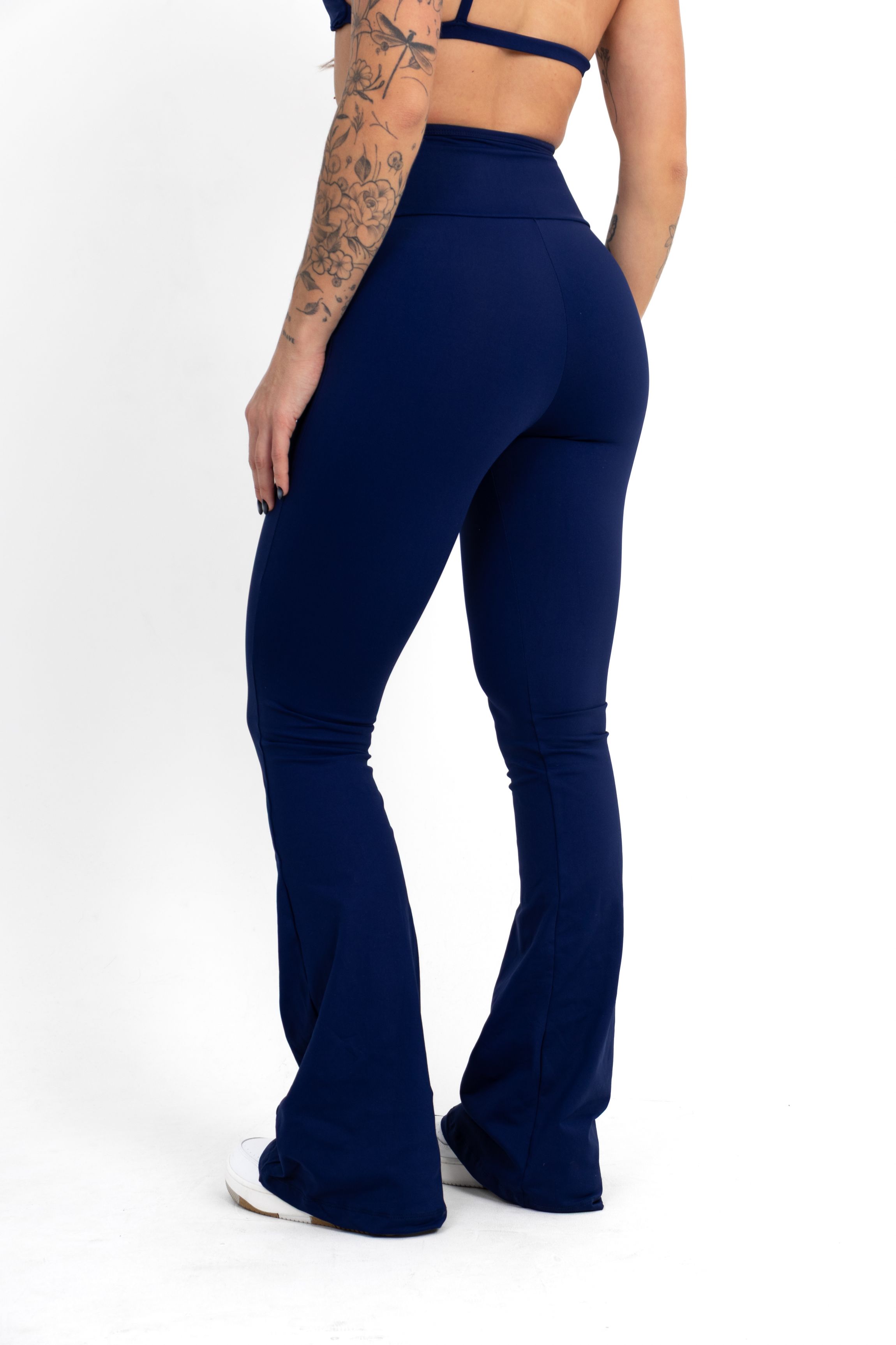 Legging Flare Azul Marinho - foto 2
