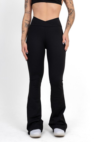 Legging Flare Preta - foto 1