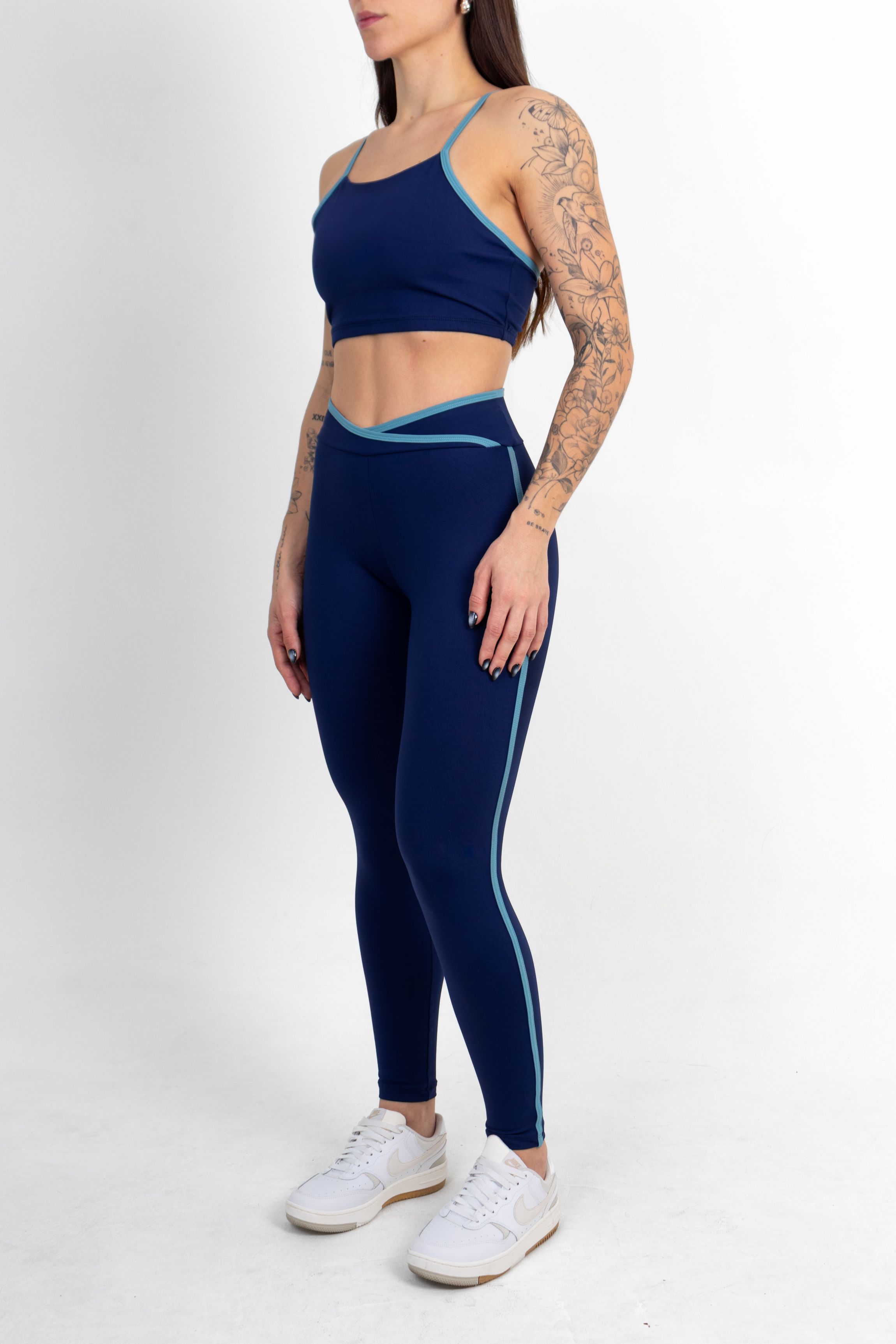 Legging Cross Azul Marinho c/ Azul - foto 6