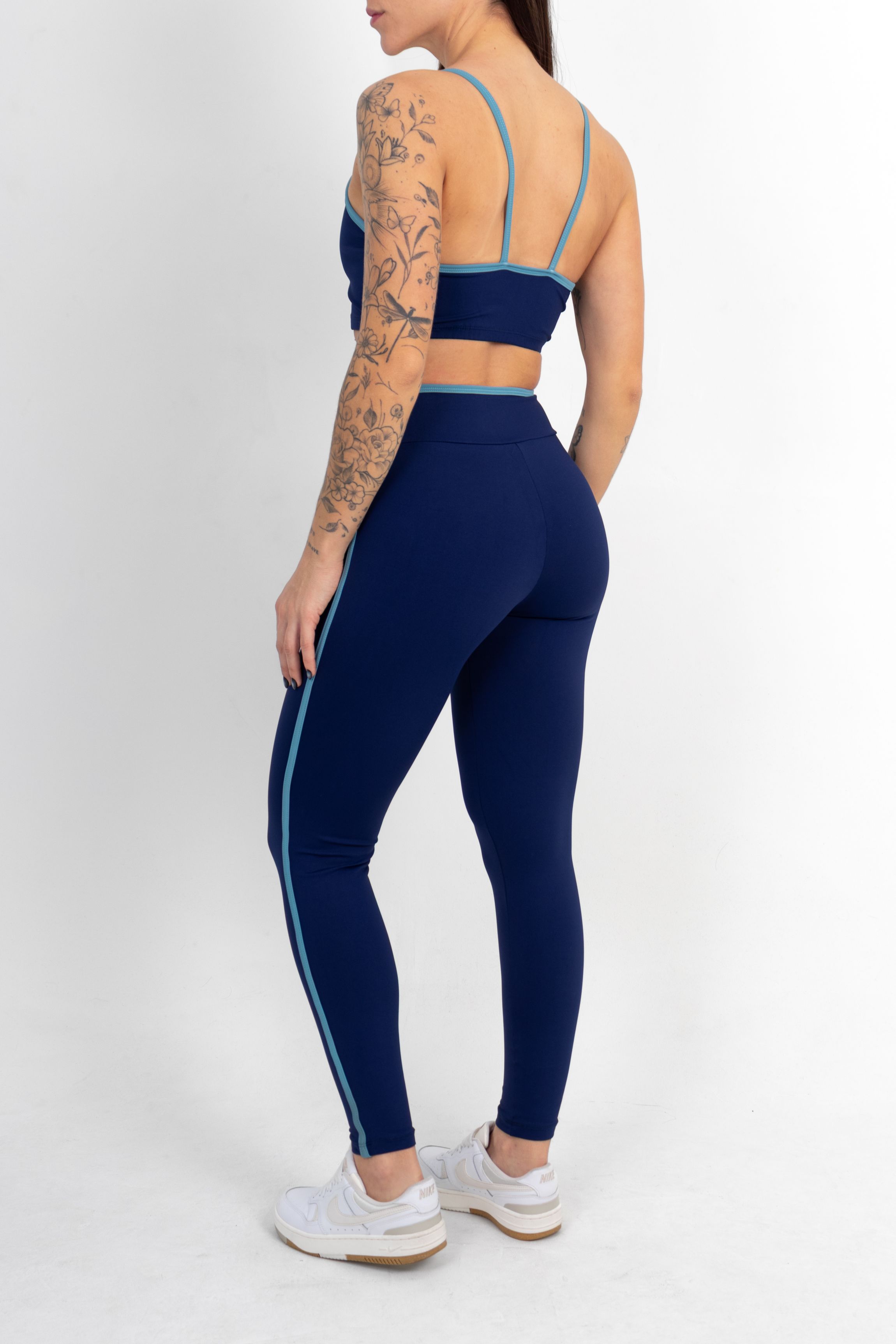 Legging Cross Azul Marinho c/ Azul - foto 5