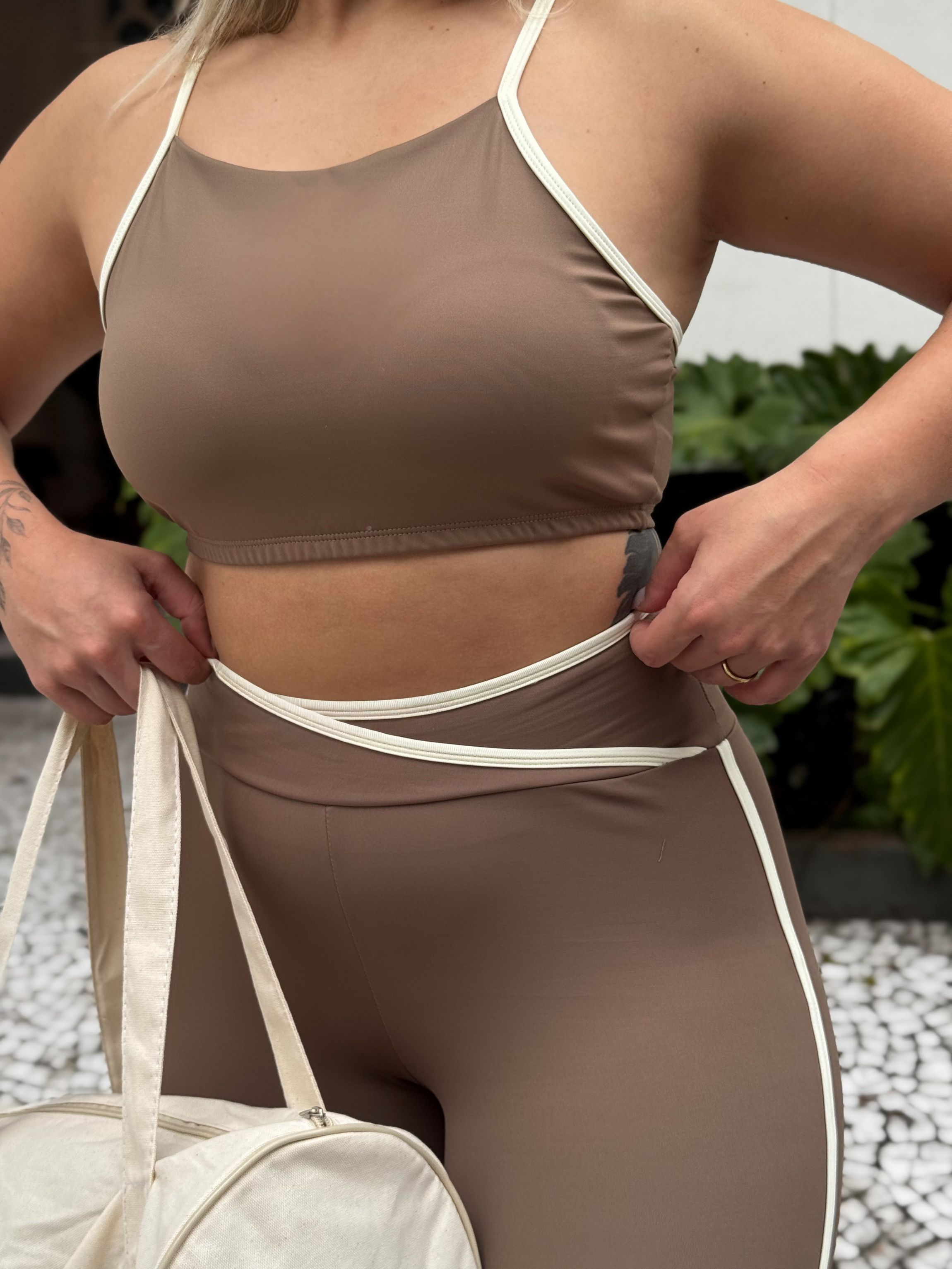 Legging Cross Cappuccino c/ Off - foto 7