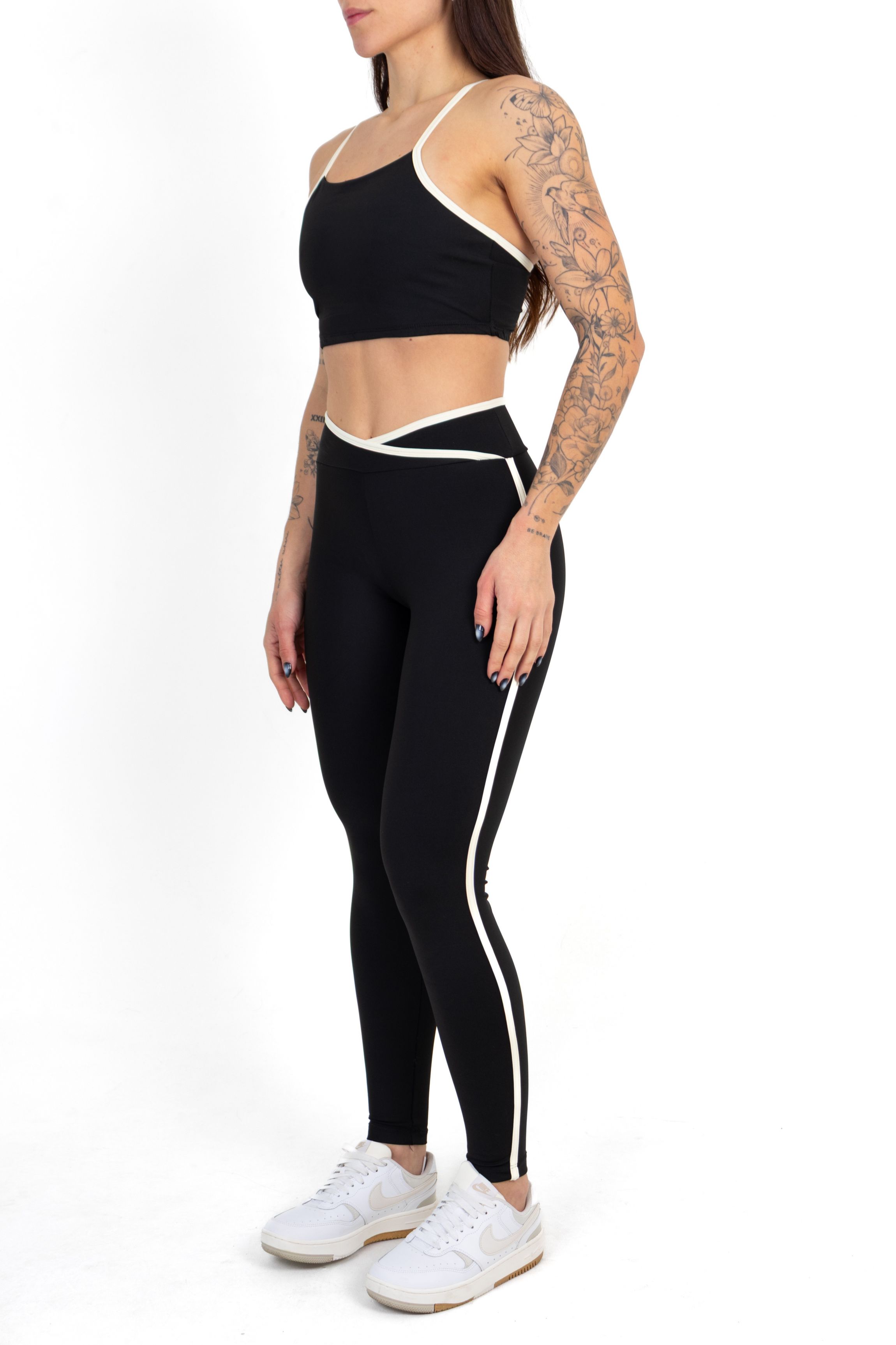 Legging Cross Preto c/ Off - foto 5