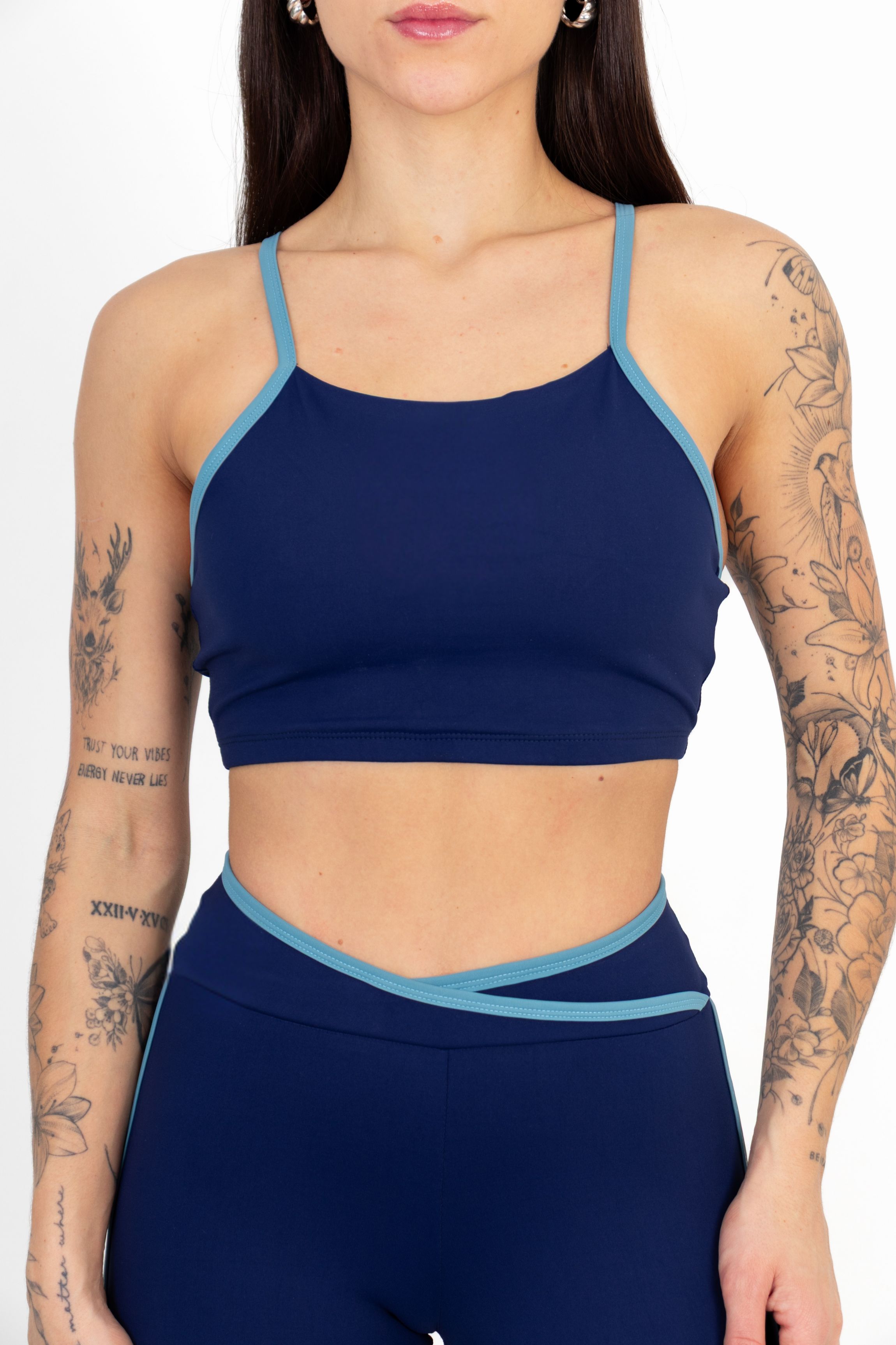 Top Cross Azul Marinho c/ Azul - foto 1