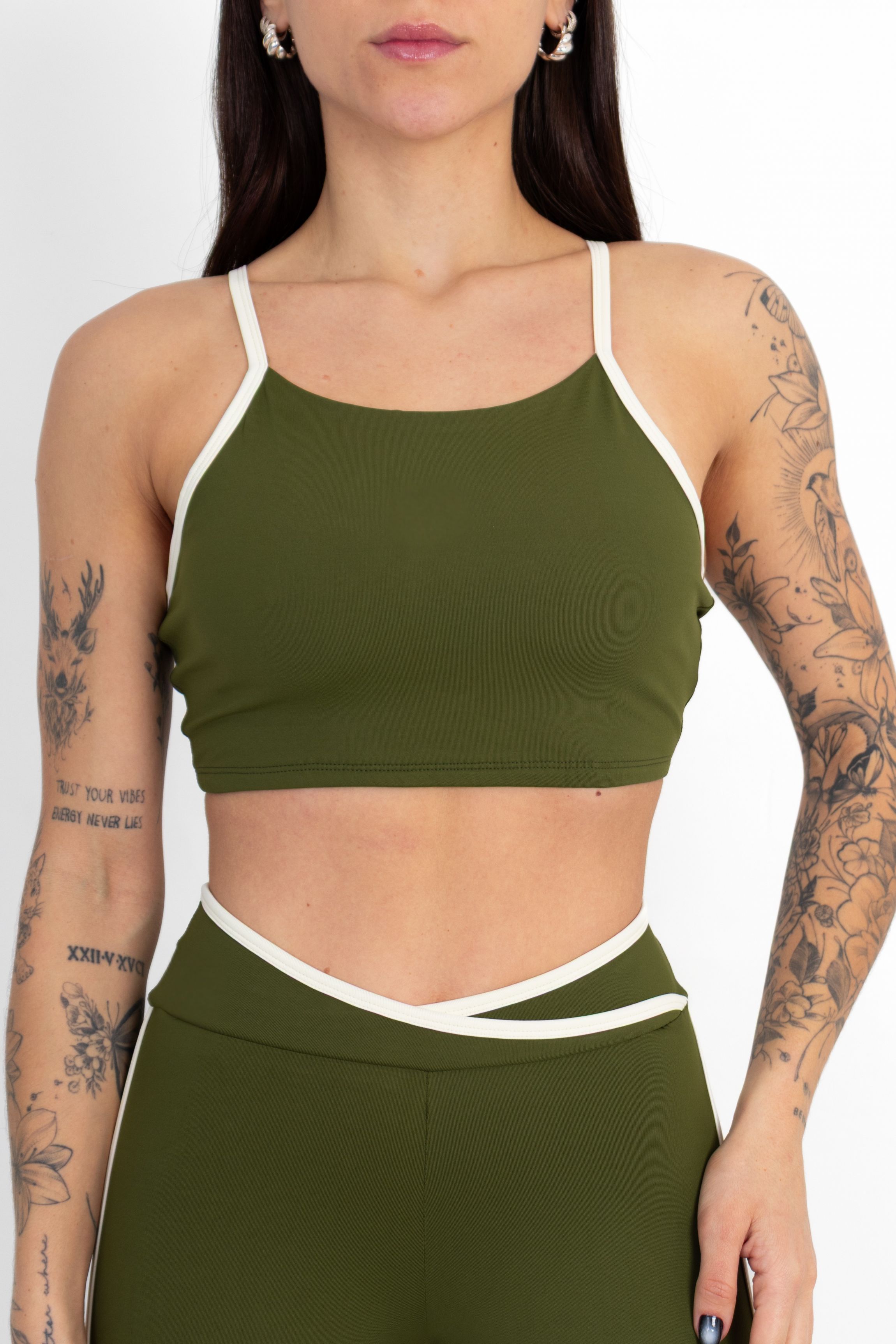 Top Cross Verde Militar c/ Off - foto 1