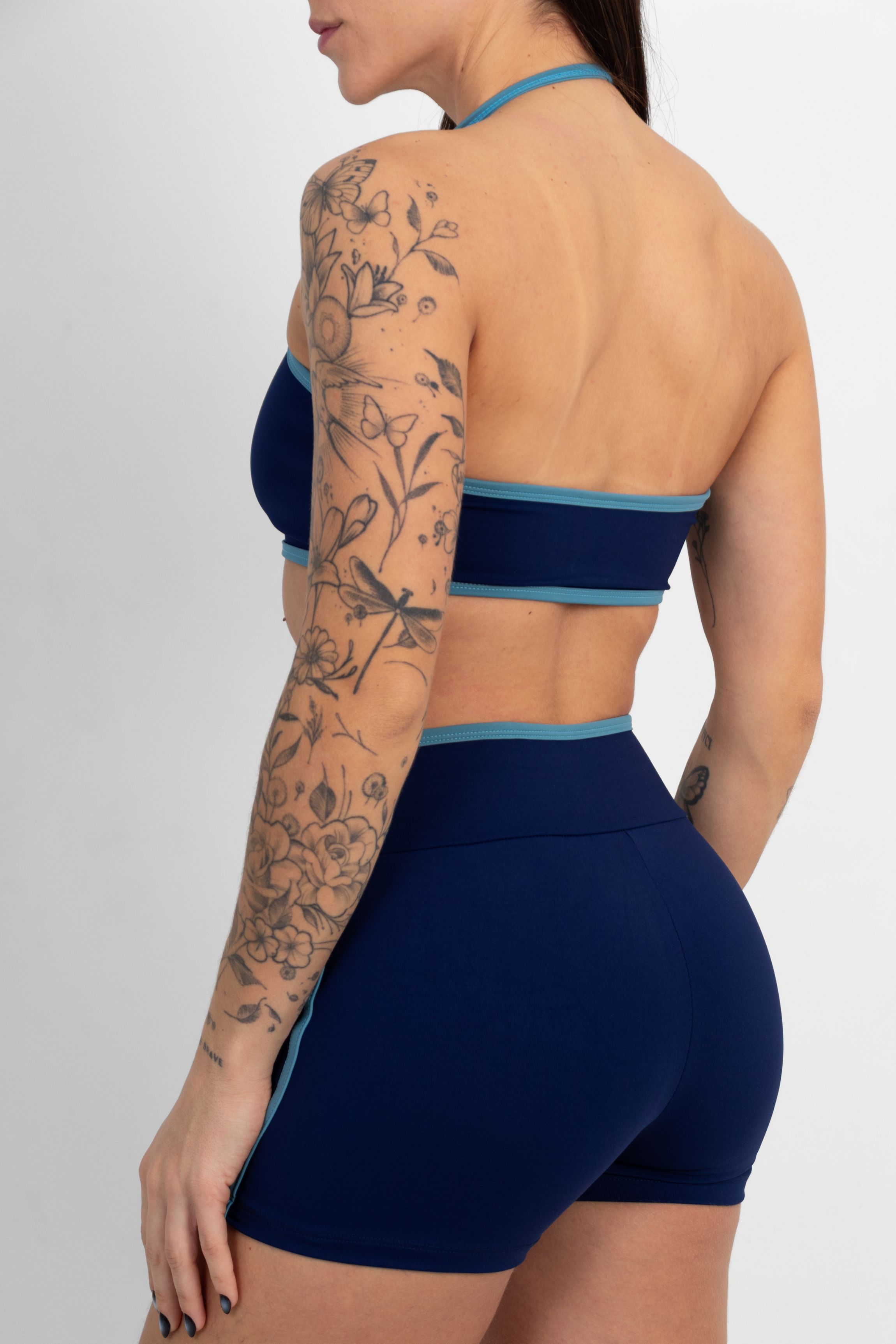 Conjunto Top Air e Short Edge Azul Marinho c/ Azul - foto 2