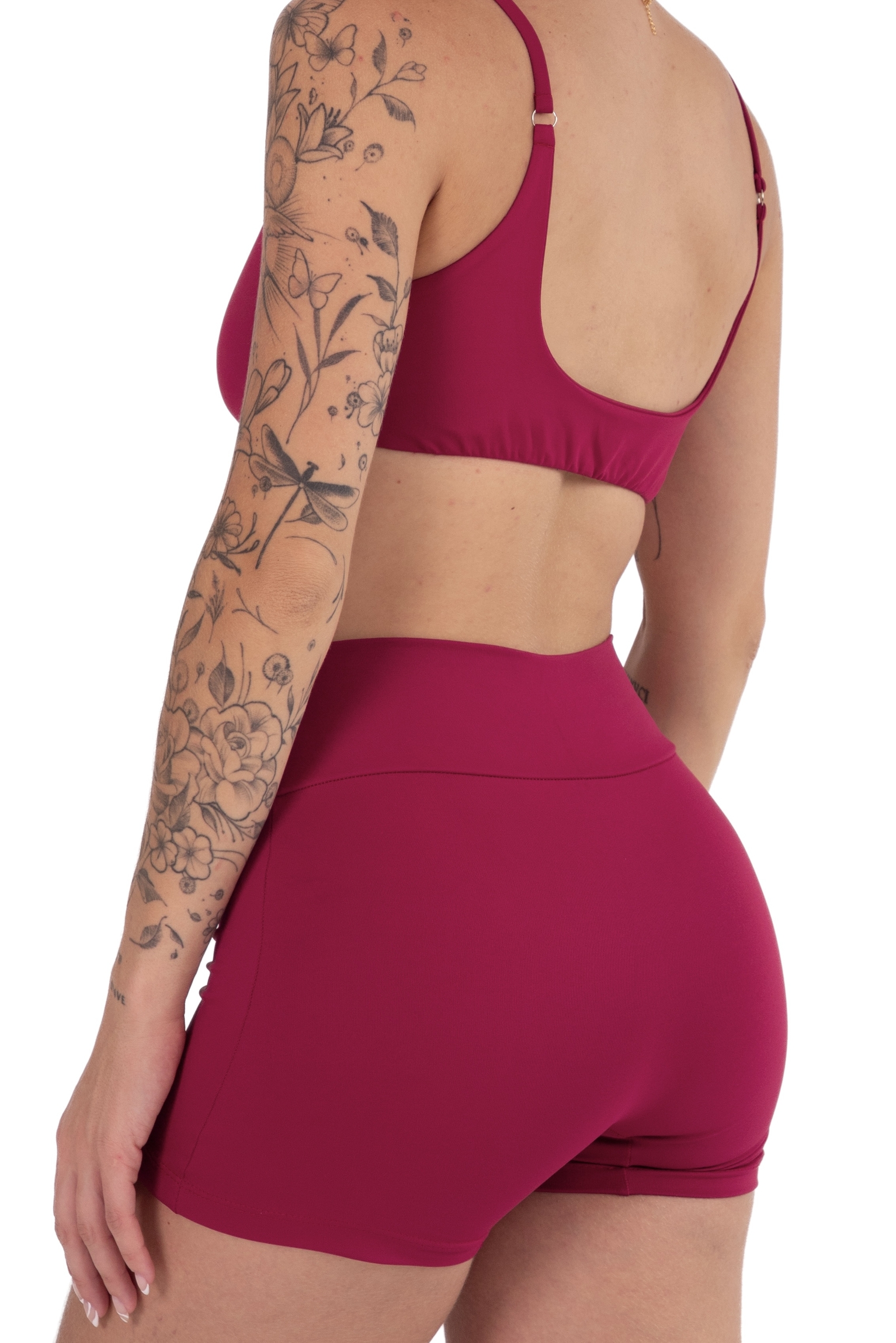 Conjunto Top Basic Duplo e Short Basic Cereja - foto 2