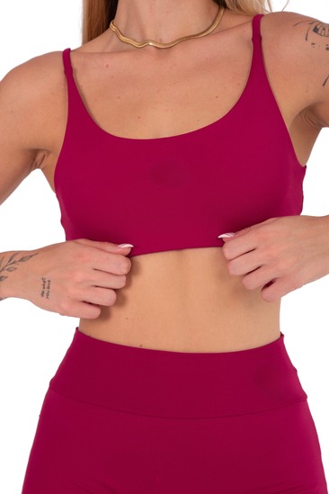 Conjunto Top Basic Duplo e Short Basic Cereja - foto 4