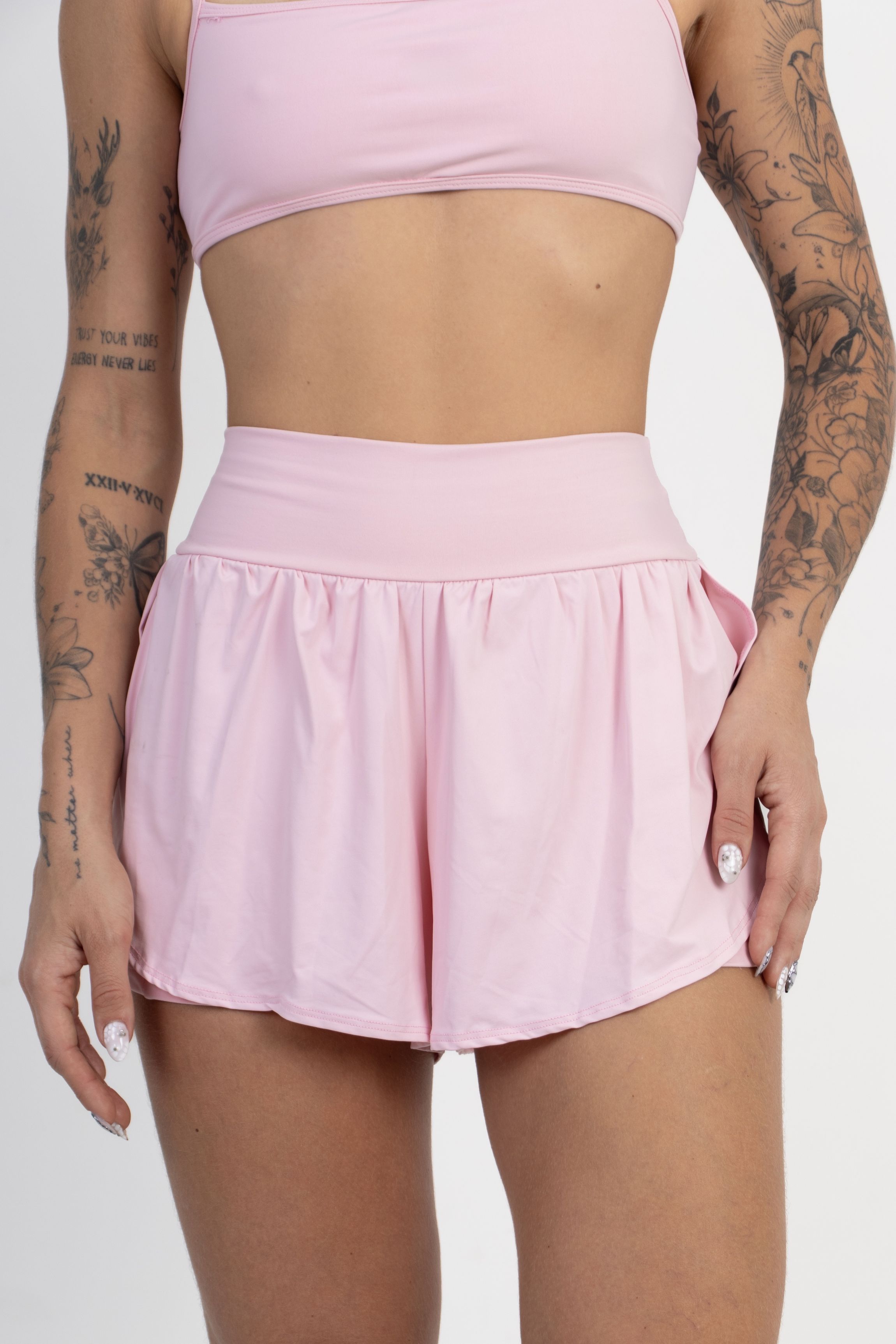 Conjunto Top Speed e Short Run Rosa Soft - foto 5