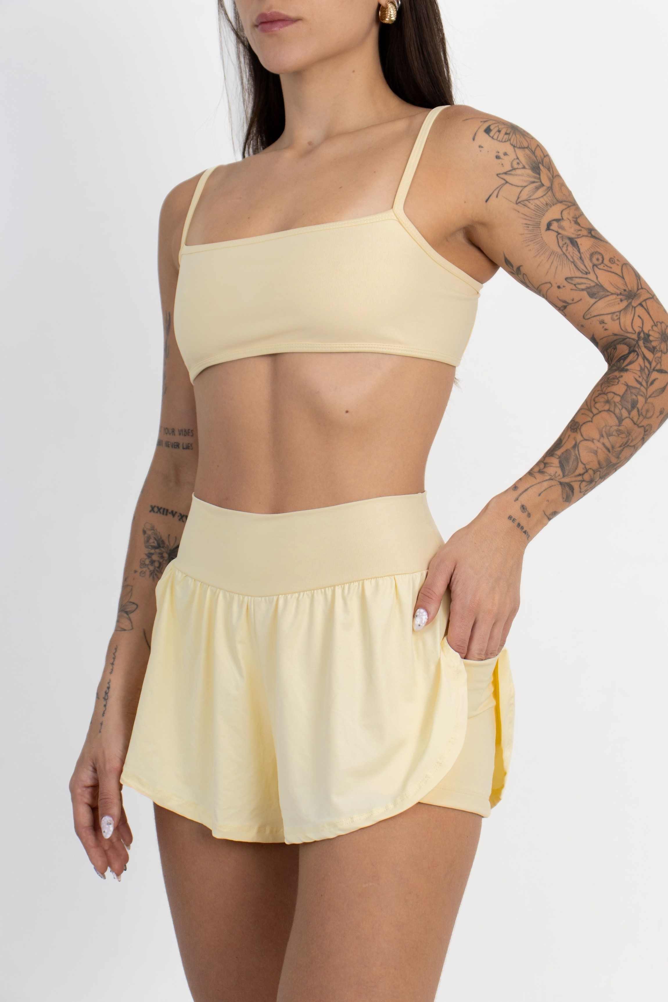 Conjunto Top Speed e Short Run Amarelo Energy - foto 3