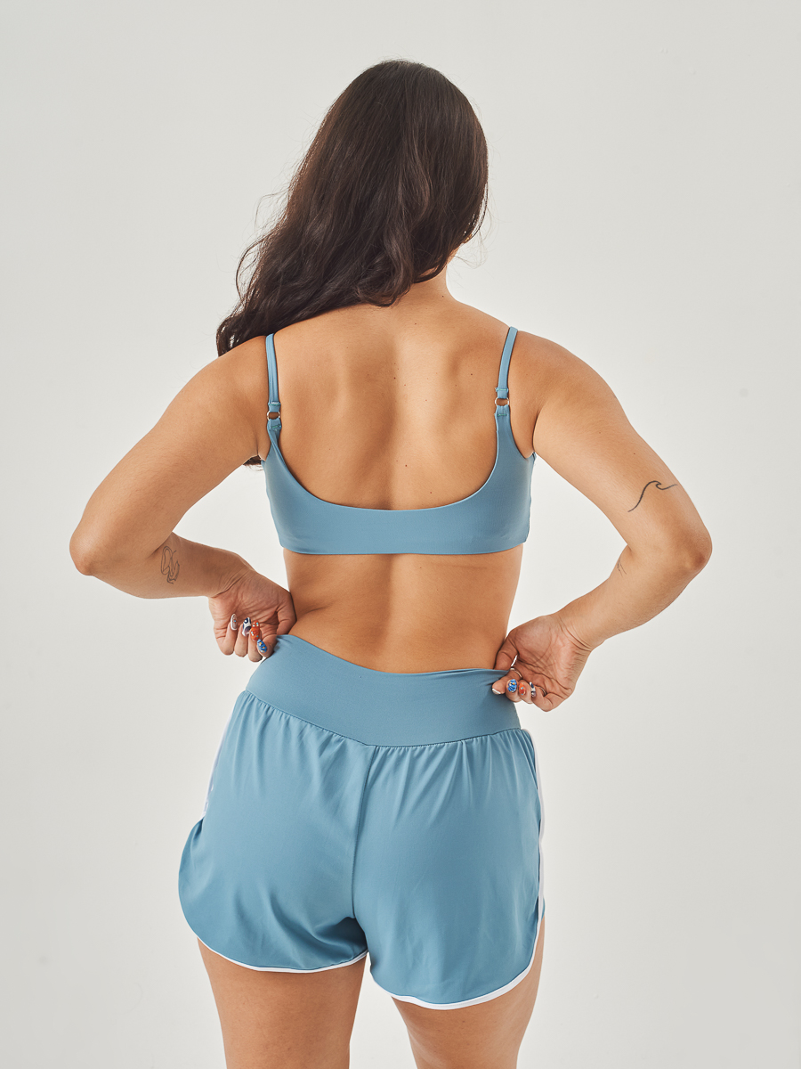 Short Fast Azul Elegance c/ Branco - foto 5