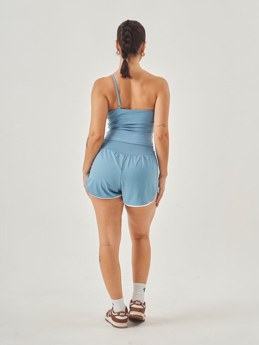 Short Fast Azul Elegance c/ Branco - foto 7