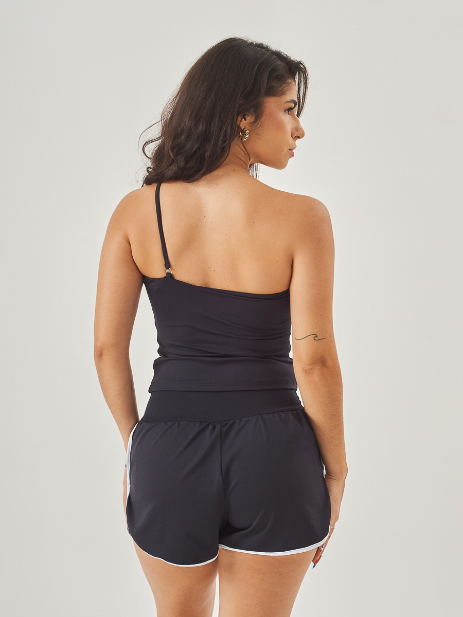 Short Fast Preto c/ Branco - foto 2