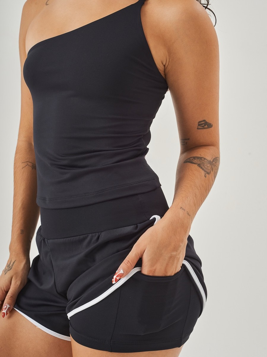 Short Fast Preto c/ Branco - foto 3