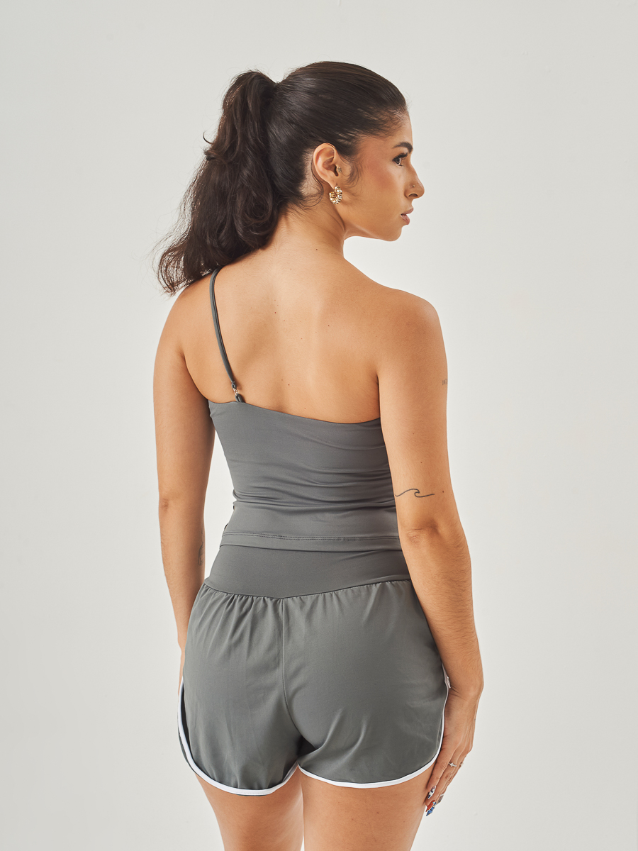 Short Fast Cinza c/ Branco - foto 4