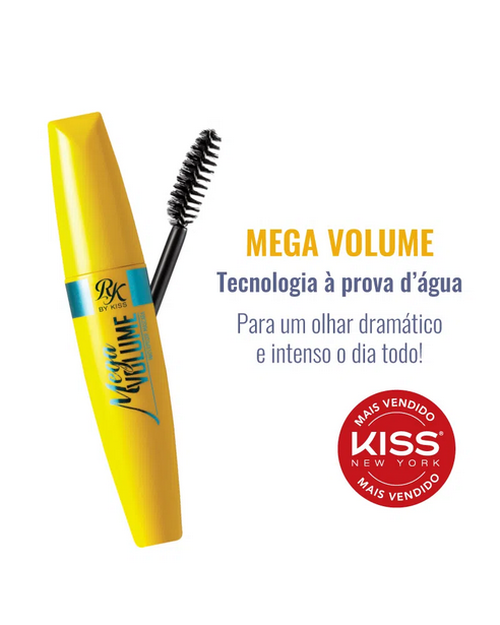 Mscara de Clios Mega Volume  Prova D'gua - Ruby Kisses