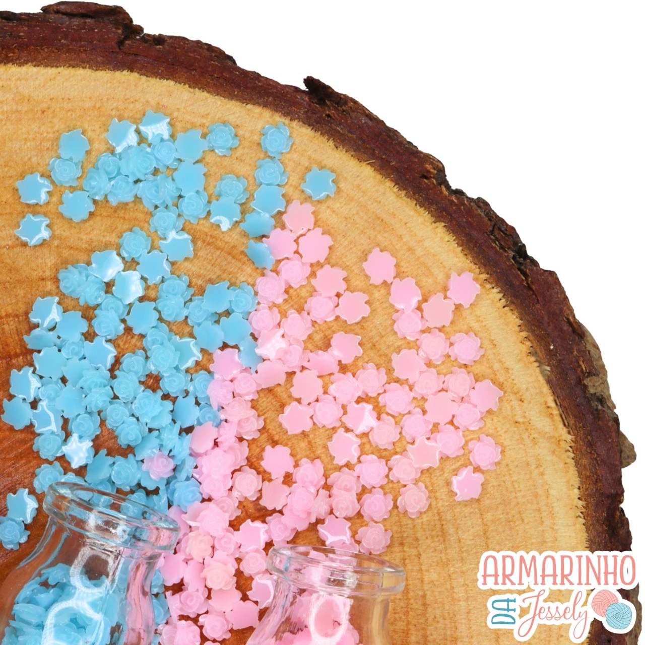 Micro Rosa Comprar Micro Rosa Leitosa 5mm - de R$3,41 a R$6,27