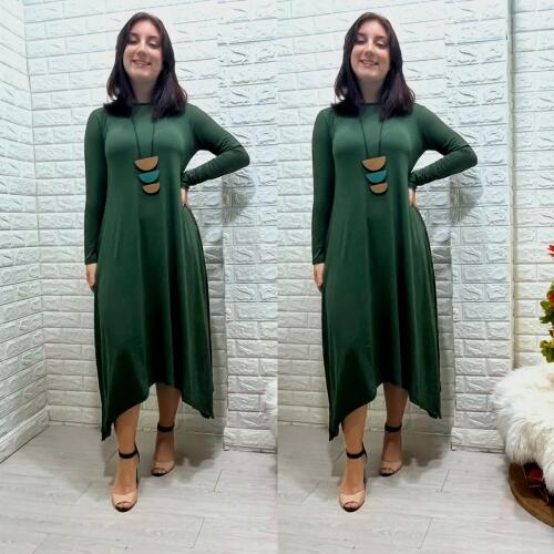 Comprar Vestido Maxi Moulet Regata com Bolsos Laterais - a partir de  R$85,40 - Raquel Moda Atual