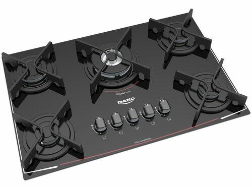 Fogão Cooktop 5 Bocas Tripla Chama DC5VTZ PSO - Dako