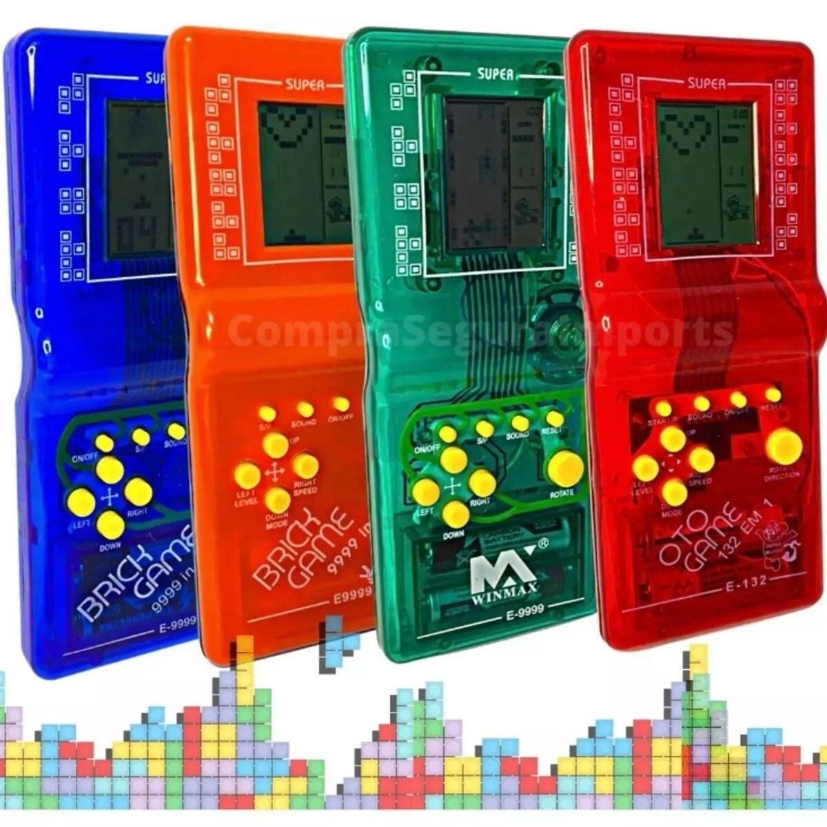 Mini Game Portátil Retrô Clássico 9999 em 1 Brick Game