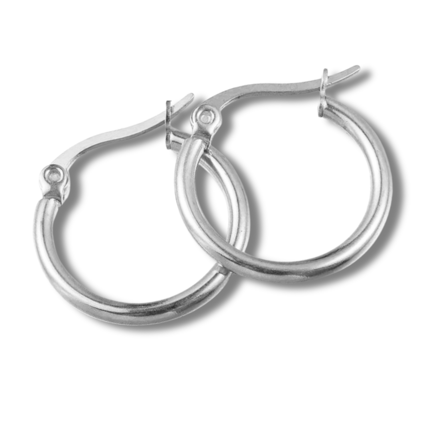 Boucles D'oreilles LOTUS En Acier - Design épuré - Bijou Minimaliste Et élégant - Pour Quotidien Ou Occasion Spéciale