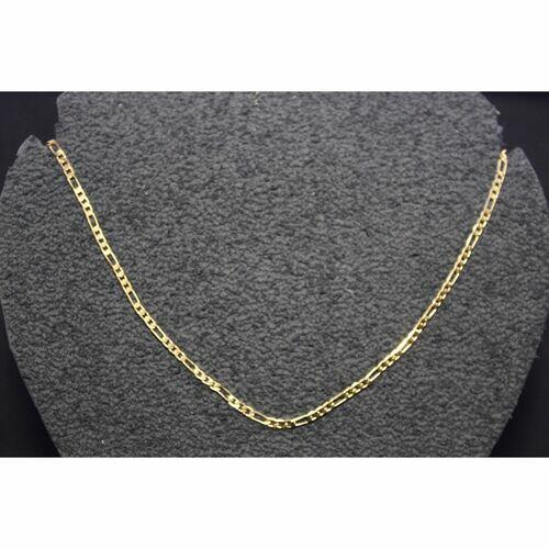 Corrente Masculina banhada 18k Aço Inox Grumet 3x1 3mm