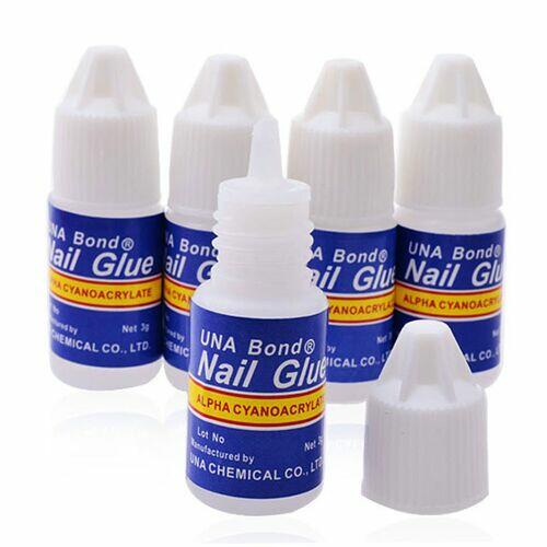 Cola de Unha Postiças Tips, Gel, Fibra E Porcelana Nail Glue