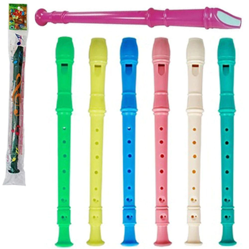 Comprar Flauta Doce Infantil Soprano Iniciantes Com Partitura Notas a