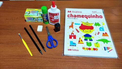 Kit Escolar Ensino Fundamental 20 Itens + Brindes (1º ao 4º Ano)