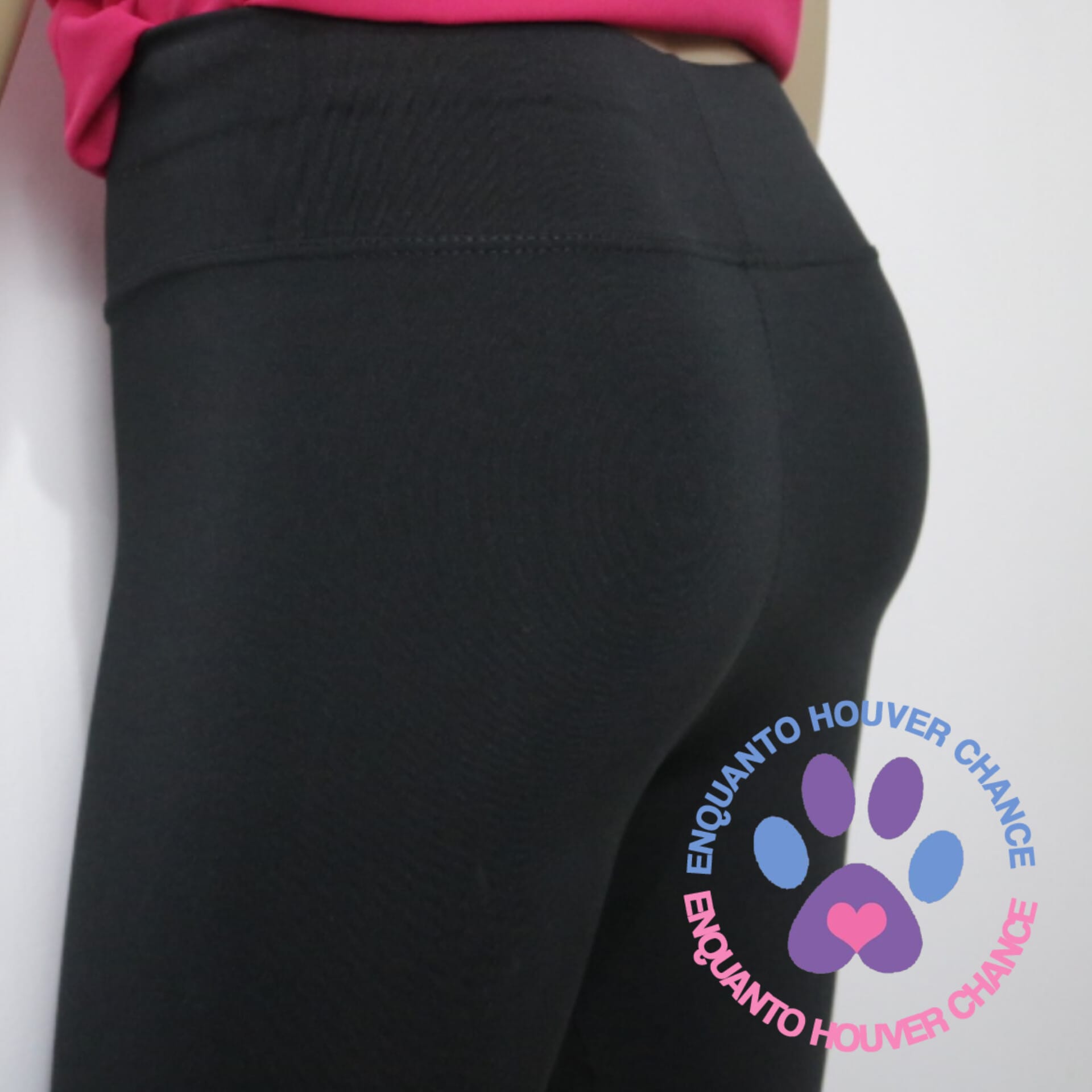 Calça Legging Básica Preta Juvenil Veste 14 Anos R$21,90