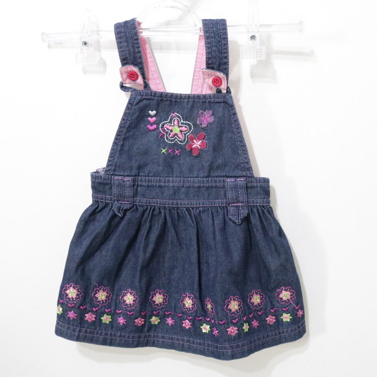 Jeans Bordado Vestido Jeans Infantil Mercado Livre Vestido Jeans