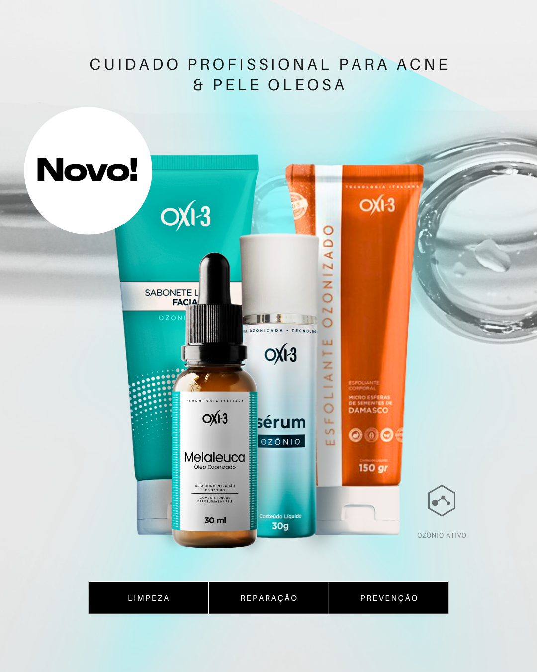 NOVO KIT PROFISSIONAL ANTIACNE - Loja Oficial Oxi-3® | Linha