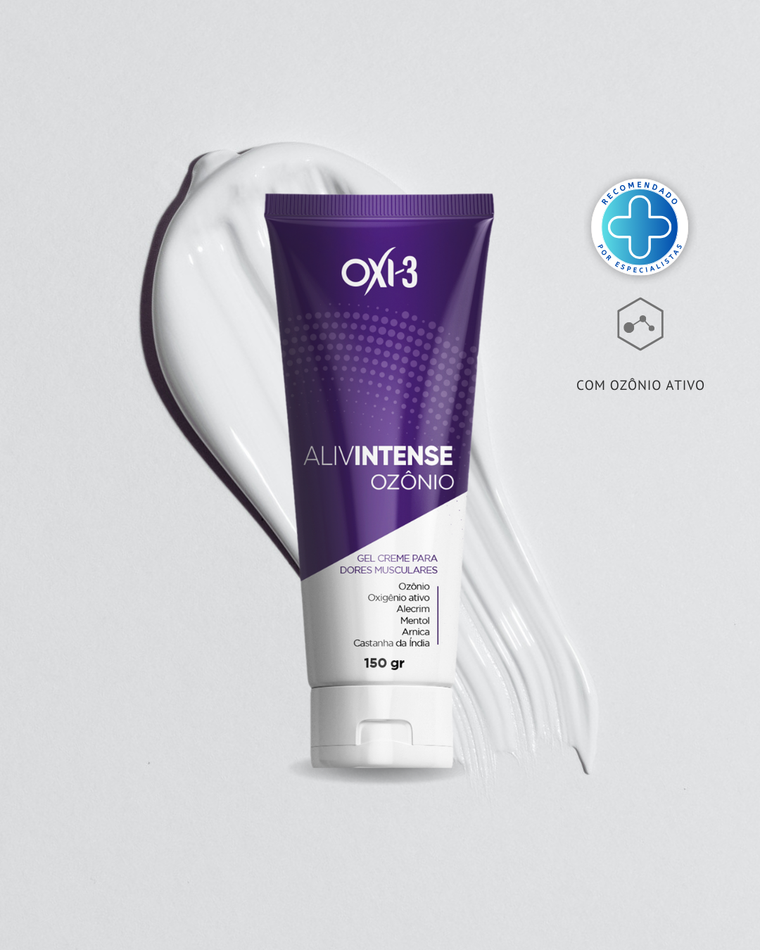 CREME OZONIZADO OXI3 DOR MUSCULAR ALIVINTENSE E ARTICULAÇÕES - R