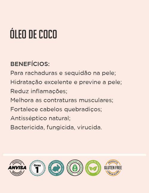 ÓLEO BLEND DE COCO + GIRASSOL + OZÔNIO ATIVO