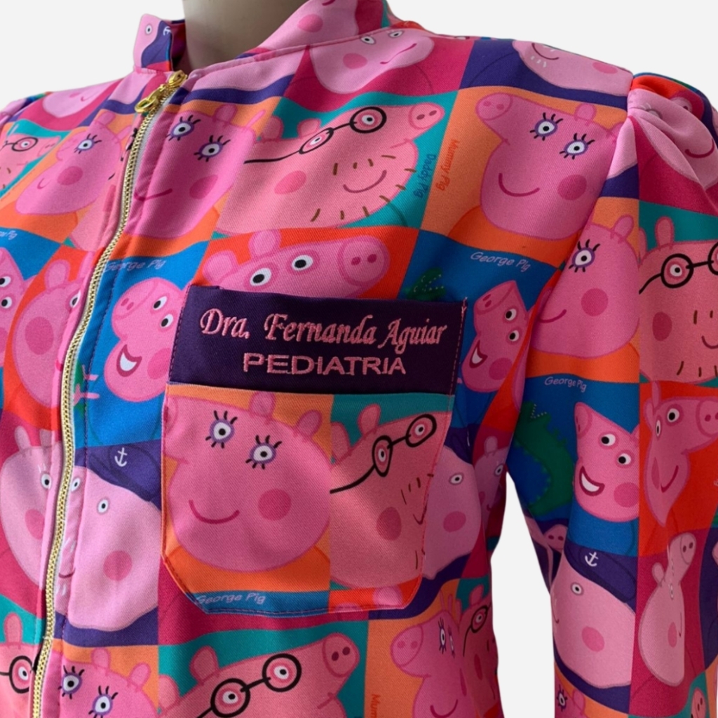 Comprar Jaleco Feminino Estilo Princesa com Zíper Super Pig R