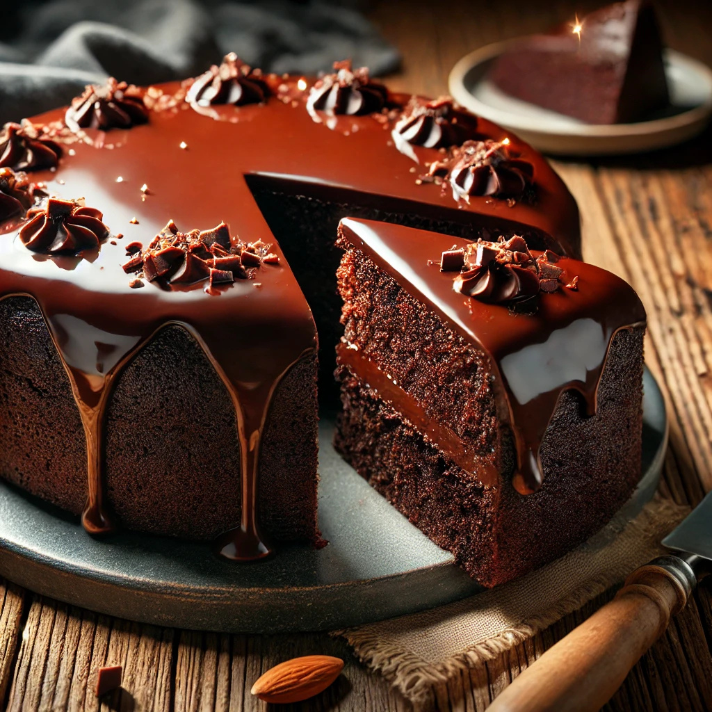 Receita de bolo de chocolate low-carb