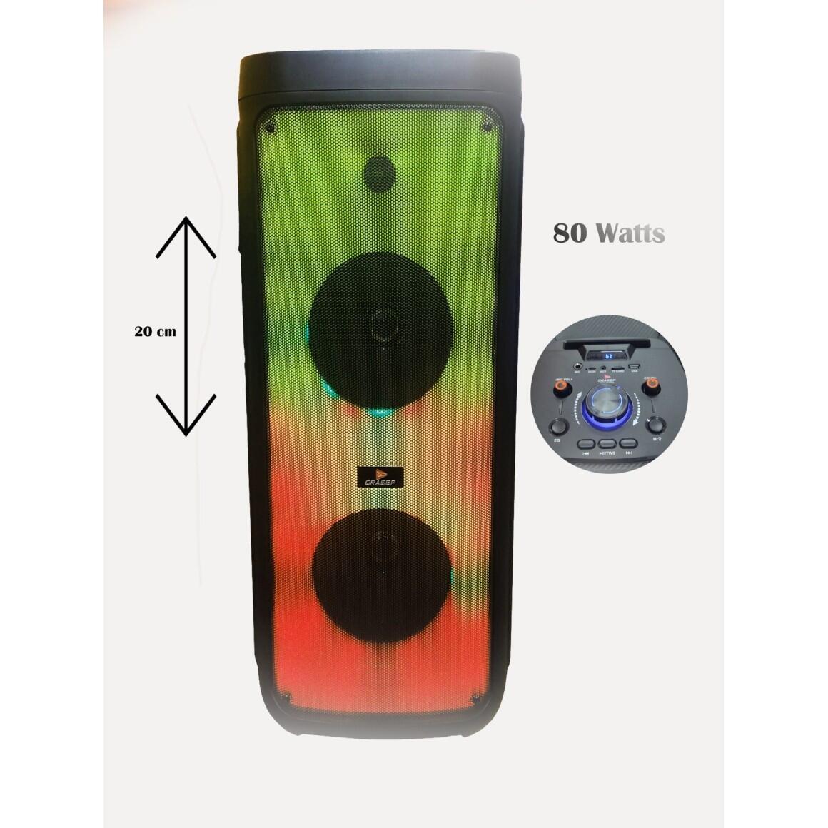 Comprar CAIXA DE SOM BLUETOOTH GRASEPH 80W D S8202