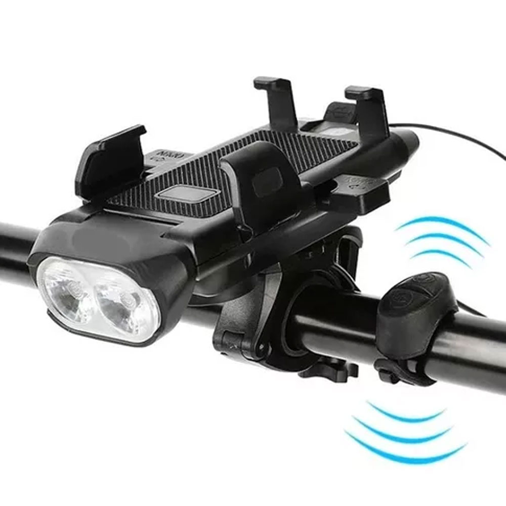 Comprar LANTERNA DE BIKE 4 EM 1 SUPORTE BUZINA LANTERNA E