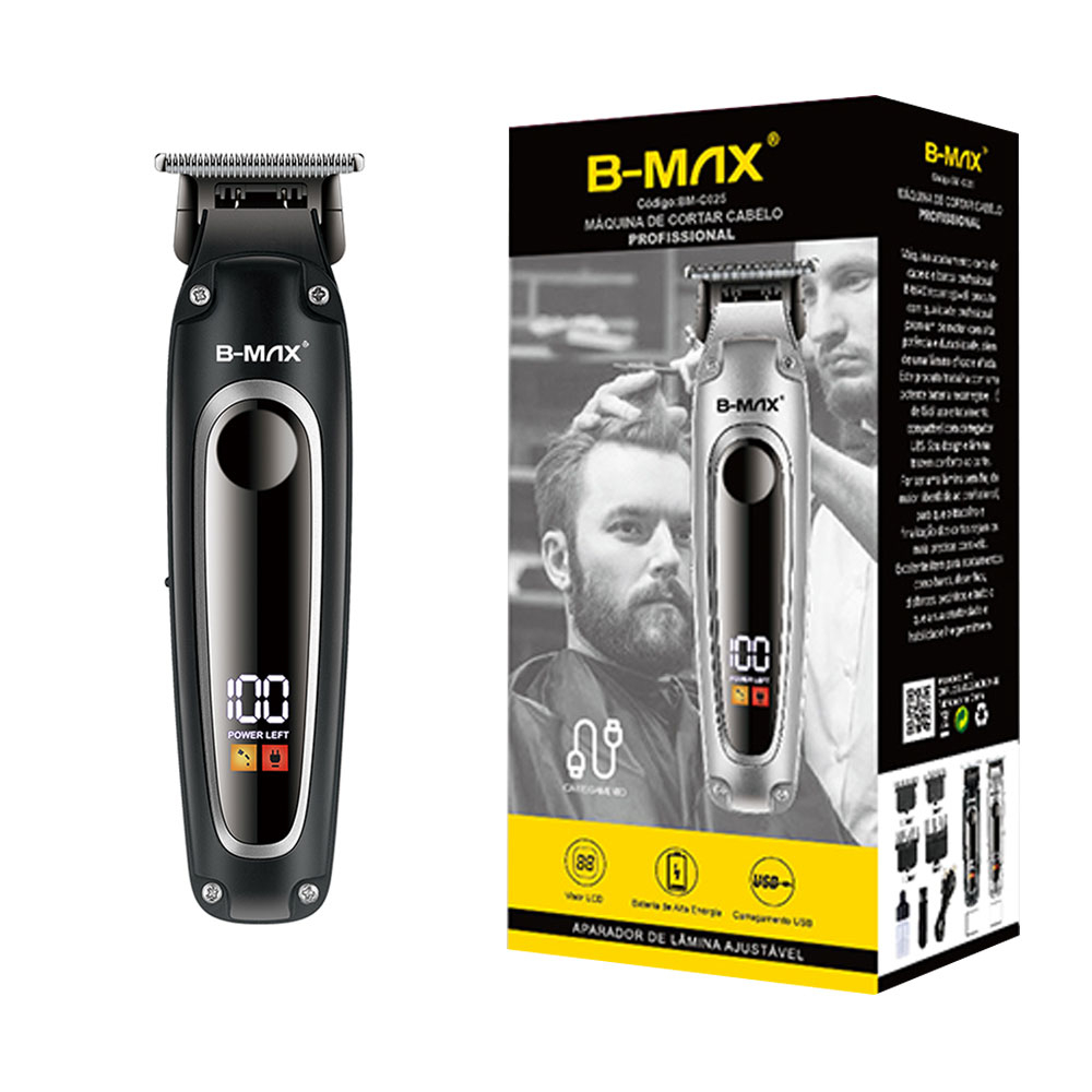 Comprar MÁQUINA DE CORTAR CABELO RECARREGÁVEL BMAX BMC025