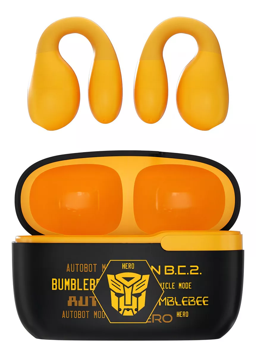Écouteurs Bluetooth Transformers Bumblebee - Kiano - 20h Autonomie - Jaunes