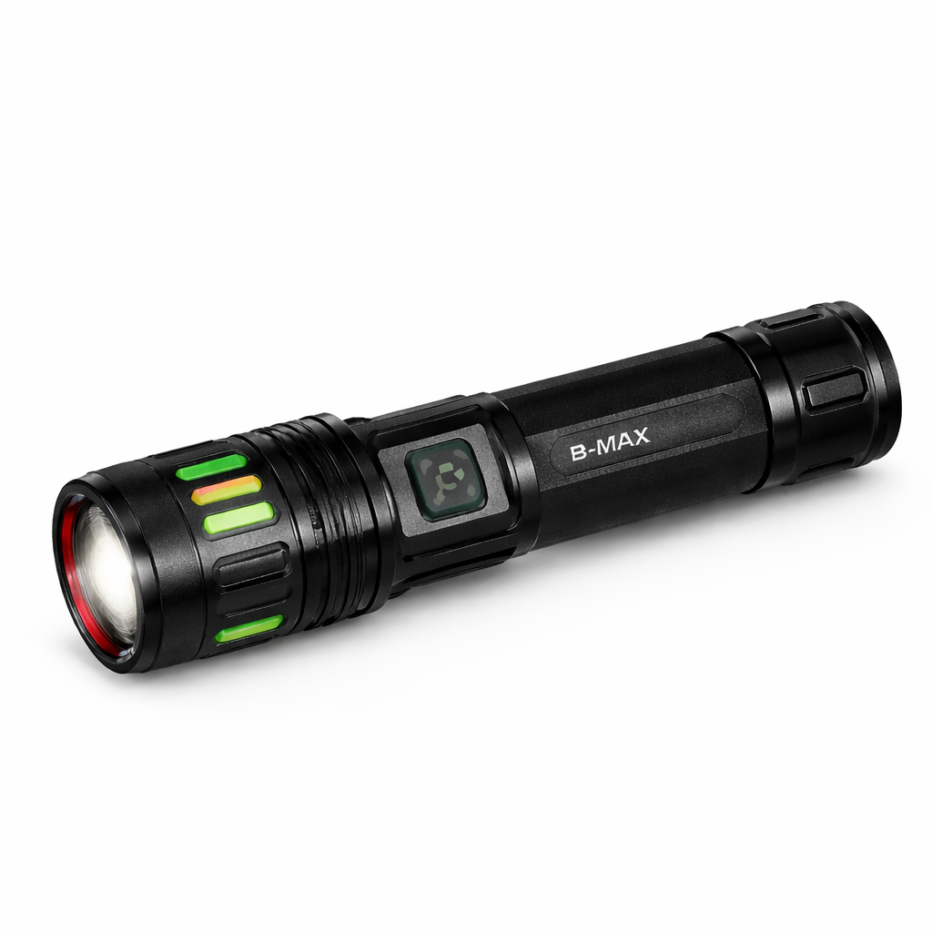 Comprar LANTERNA DE LED TATICA RECARREGÁVEL BMAX BM8543