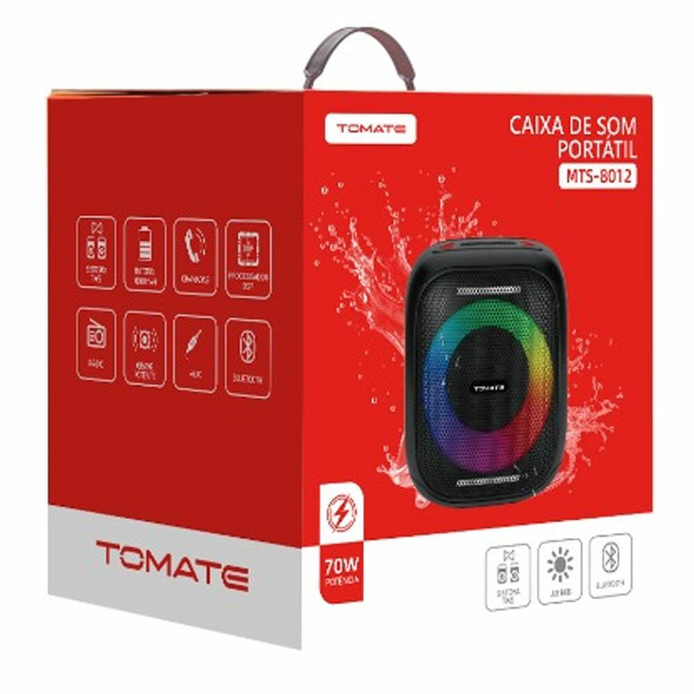 Comprar CAIXA DE SOM BLUETOOTH 140W TOMATE MTS8012 (MAX)