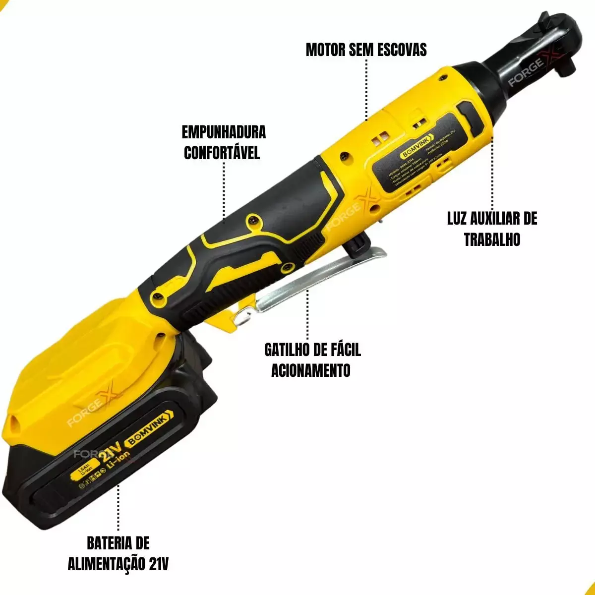 Comprar PARAFUSADEIRA E FURADEIRA BATERIA 21V 4AH 320NM SEM FIO