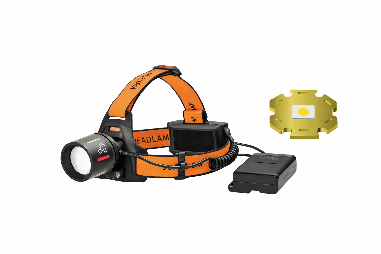Lenchi① Comprar LANTERNA DE CABEÇA RECARREGÁVEL 10W ONISTEK ONLT033