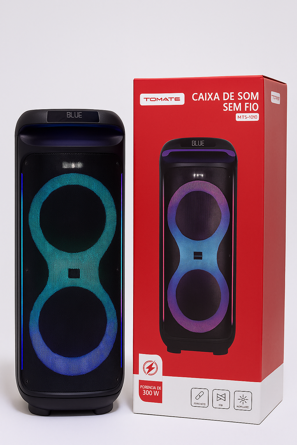 Comprar CAIXA DE SOM PROFISSIONAL BLUETOOTH / USB / SD AUX FM